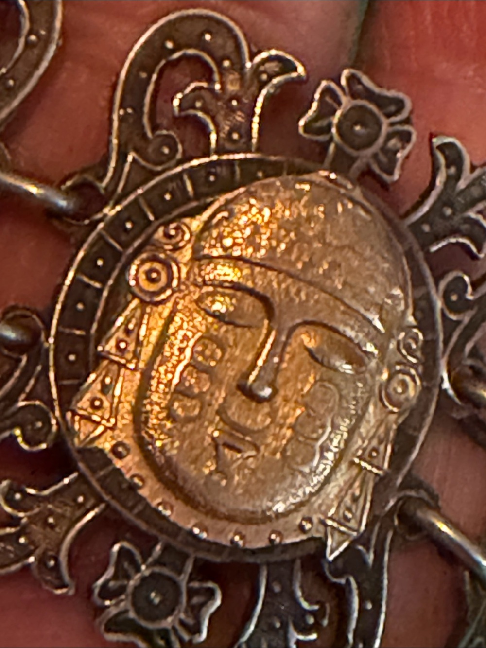 Vintage Mexican Taxco Panel Bracelet - Picture 7 of 12